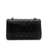 CHANEL VINTAGE CLASSIC FLAP SMALL CHAIN SHOULDER BAG BLACK LAMB SKIN 90303489 - PURPOSE
