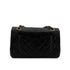 CHANEL VINTAGE CLASSIC FLAP SMALL CHAIN SHOULDER BAG BLACK LAMB SKIN 90303490 - PURPOSE
