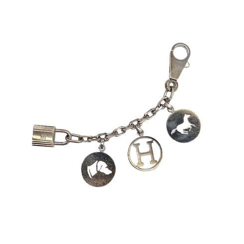 HERMES BAG CHARM AMULET 4 SILVER ACCESSORY 90303493 - PURPOSE