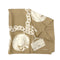 CHANEL VINTAGE SCARF BEIGE WHITE SILK 90303497 - PURPOSE