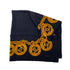 CHANEL VINTAGE SCARF BLACK GOLD SILK 90303501 - PURPOSE