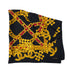 CHANEL VINTAGE SCARF BLACK GOLD RED SILK 90303504 - PURPOSE