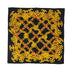 CHANEL VINTAGE SCARF BLACK GOLD RED SILK 90303504 - PURPOSE