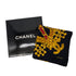 CHANEL VINTAGE SCARF BLACK GOLD RED SILK 90303504 - PURPOSE