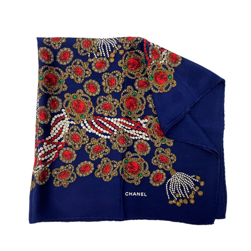 CHANEL VINTAGE SCARF MULTICOLOR SILK 90303506 - PURPOSE