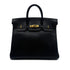 HERMES HAUT A COURROIES 32 BLACK ARDENNES HAND BAG 〇Z GHW 90303607 - PURPOSE