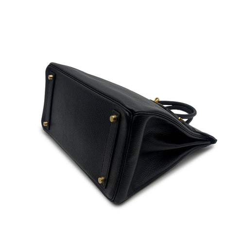 HERMES HAUT A COURROIES 32 BLACK ARDENNES HAND BAG 〇Z GHW 90303607 - PURPOSE