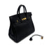 HERMES HAUT A COURROIES 32 BLACK ARDENNES HAND BAG 〇Z GHW 90303607 - PURPOSE