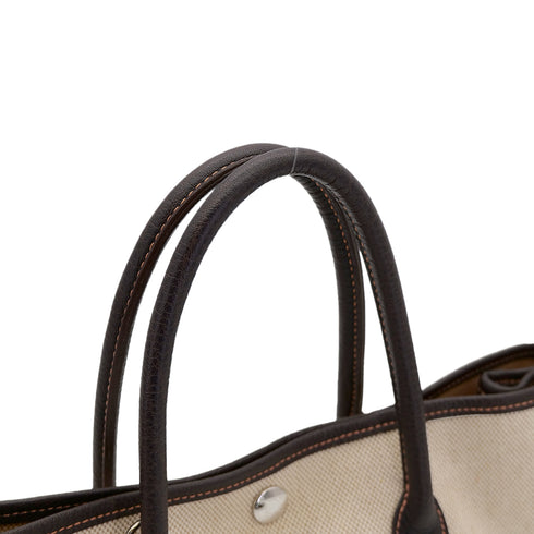 HERMES GARDEN PARTY TPM MARON TOILE H BUFFLE SKIPPER HAND SHOULDER BAG □I 90303608 - PURPOSE