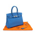 HERMES BIRKIN 30 BLUE FRANCE COUCHEVEL HAND BAG □F PHW 90303610 - PURPOSE