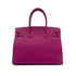 HERMES BIRKIN 30 ROSE PURPLE TOGO HAND BAG A PHW 90303612 - PURPOSE