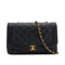 CHANEL VINTAGE DIANA MEDIUM CHAIN SHOULDER BAG NAVY CAVIAR SKIN 90303614 - PURPOSE