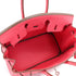 HERMES BIRKIN 25 ROSE LIPSTICK TOGO HAND BAG □Q PHW 90303723 - PURPOSE