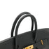 HERMES HAUT A COURROIES 32 BLACK FJORD HAND BAG □F GHW 90303725
