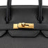 HERMES HAUT A COURROIES 32 BLACK FJORD HAND BAG □F GHW 90303725