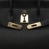 HERMES HAUT A COURROIES 32 BLACK FJORD HAND BAG □F GHW 90303725