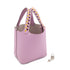 HERMES PICOTIN LOCK PM TRESSAGE DE CUIR MAUVE SYLVESTRE JAUNE DE NAPLES ROUGE H EPSOM HAND BAG C 90303727 - PURPOSE