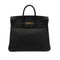 HERMES HAUT A COURROIES 32 BLACK FJORD HAND BAG 〇Y GHW 90303728 - PURPOSE