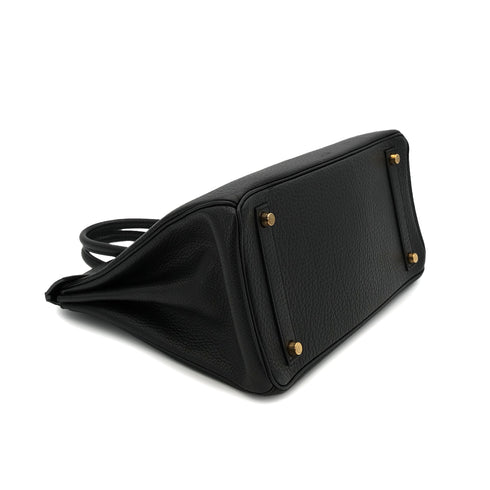 HERMES HAUT A COURROIES 32 BLACK FJORD HAND BAG 〇Y GHW 90303728 - PURPOSE