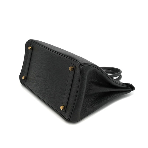 HERMES HAUT A COURROIES 32 BLACK FJORD HAND BAG 〇Y GHW 90303728 - PURPOSE