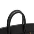 HERMES HAUT A COURROIES 32 BLACK FJORD HAND BAG 〇Y GHW 90303728 - PURPOSE