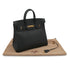 HERMES HAUT A COURROIES 32 BLACK FJORD HAND BAG 〇Y GHW 90303728 - PURPOSE