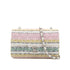 CHANEL MATELASSE CHAIN SHOULDER BAG MULTICOLOR TWEED 90303730