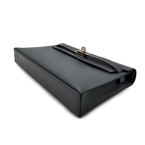 HERMES KELLY ELAN GRIS MISTY VEAU MADAME CLUTCH SHOULDER BAG W GHW 90303895 - PURPOSE