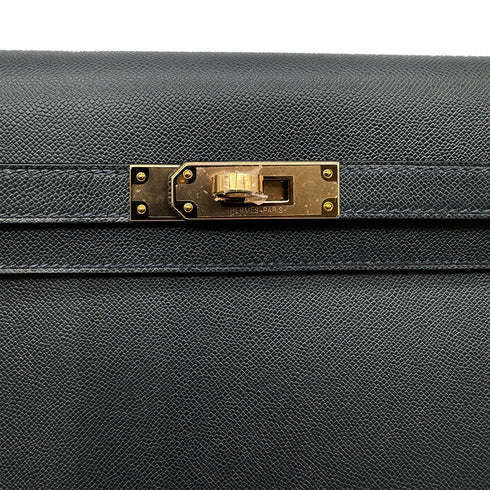 HERMES KELLY ELAN GRIS MISTY VEAU MADAME CLUTCH SHOULDER BAG W GHW 90303895 - PURPOSE