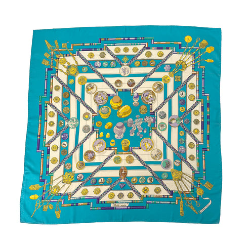 HERMES CARRE 90 PETITE MAIN SCARF SILK MULTICOLOR 90303896 - PURPOSE