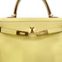 HERMES KELLY 25 RETOURNE JAUNE POUSSIN VEAU SWIFT HAND SHOULDER BAG Z GHW 90303899 - PURPOSE