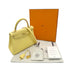 HERMES KELLY 25 RETOURNE JAUNE POUSSIN VEAU SWIFT HAND SHOULDER BAG Z GHW 90303899 - PURPOSE