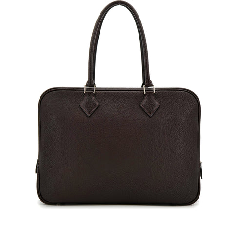 HERMES PLUME 32 EBENE FJORD HAND BAG □J PHW 90303900 - PURPOSE