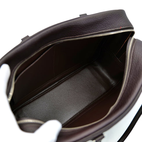 HERMES PLUME 32 EBENE FJORD HAND BAG □J PHW 90303900 - PURPOSE