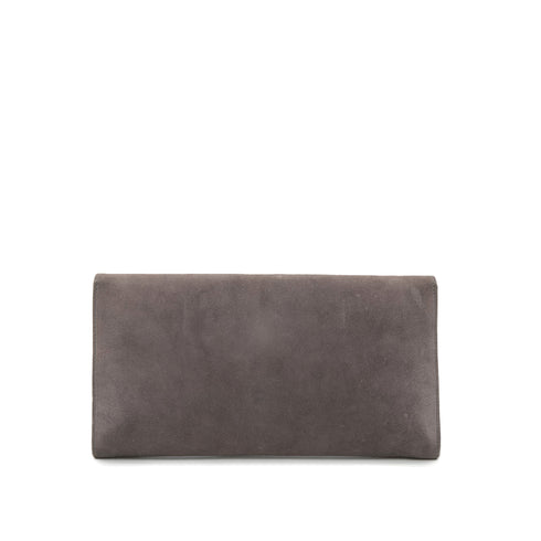 HERMES POCHETTE RIO GRAY DEBRIS CLUTCH BAG □F 90304026 - PURPOSE