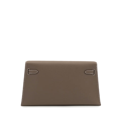 HERMES KELLY ELAN ETOUPE VEAU MADAME CLUTCH SHOULDER BAG K PHW 90304027 - PURPOSE