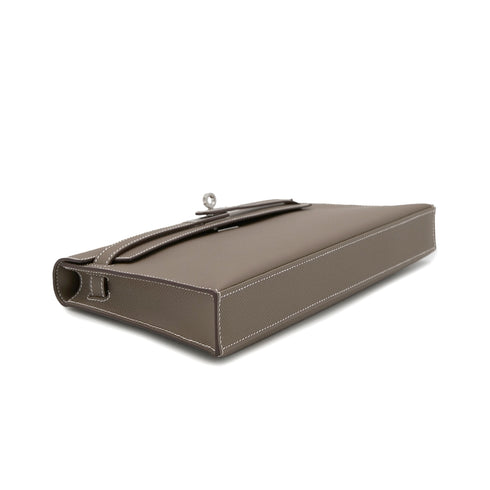 HERMES KELLY ELAN ETOUPE VEAU MADAME CLUTCH SHOULDER BAG K PHW 90304027 - PURPOSE