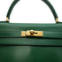 HERMES KELLY 32 RETOURNE VERT BOXCALF HAND SHOULDER BAG □B GHW 90304028 - PURPOSE