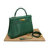HERMES KELLY 32 RETOURNE VERT BOXCALF HAND SHOULDER BAG □B GHW 90304028 - PURPOSE