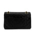 CHANEL VINTAGE CLASSIC FLAP MEDIUM CHAIN SHOULDER BAG BLACK LAMB SKIN 90304029 - PURPOSE