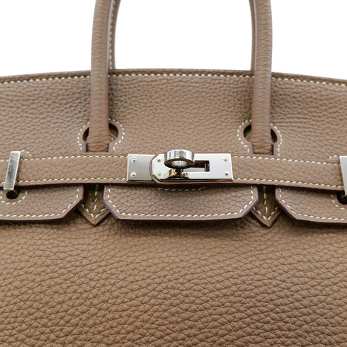 HERMES BIRKIN 25 ETOUPE TOGO HAND BAG C PHW 90304098 - PURPOSE