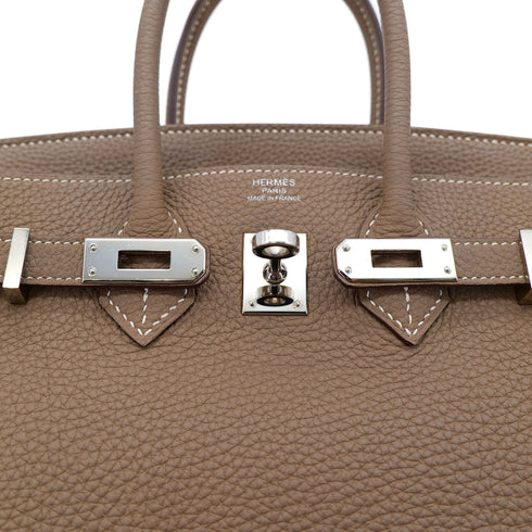 HERMES BIRKIN 25 ETOUPE TOGO HAND BAG C PHW 90304098 - PURPOSE