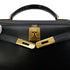 HERMES KELLY 28 SELLIER BLACK BOXCALF HAND SHOULDER BAG 〇X GHW 90304099 - PURPOSE