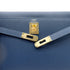 HERMES KELLY ELAN BLUE TIE VEAU EPSOM CLUTCH SHOULDER BAG K ELECTRUM 90304107 - PURPOSE
