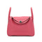 HERMES LINDY 30 ROSE AZALEE EVERCOLOR SHOULDER BAG D PHW 90304180