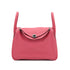 HERMES LINDY 30 ROSE AZALEE EVERCOLOR SHOULDER BAG D PHW 90304180