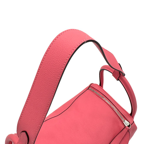 HERMES LINDY 30 ROSE AZALEE EVERCOLOR SHOULDER BAG D PHW 90304180