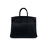 HERMES BIRKIN 25 BLACK TOGO HAND BAG □O PHW 90304183