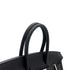 HERMES BIRKIN 25 BLACK TOGO HAND BAG □O PHW 90304183