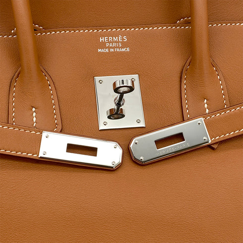 HERMES BIRKIN 35 GOLD VEAU SWIFT HAND BAG □K PHW 90304186